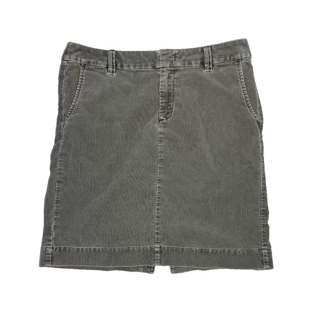 Eddie Bauer corduroy skirt size 10 grey gray